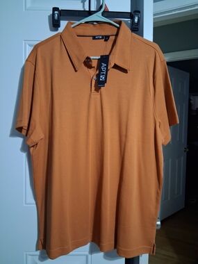 Apt. 9 Men's Burnt Orange Polo Shirt